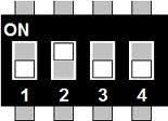 switch DIL-4 6021 2