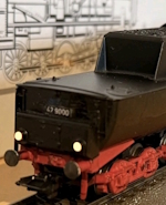 Märklin/Trix Dampflok-Tender-Stirnlicht mit warm-weissen Stecklaternen