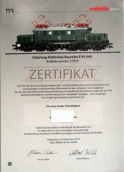 Zertifikat E93 250